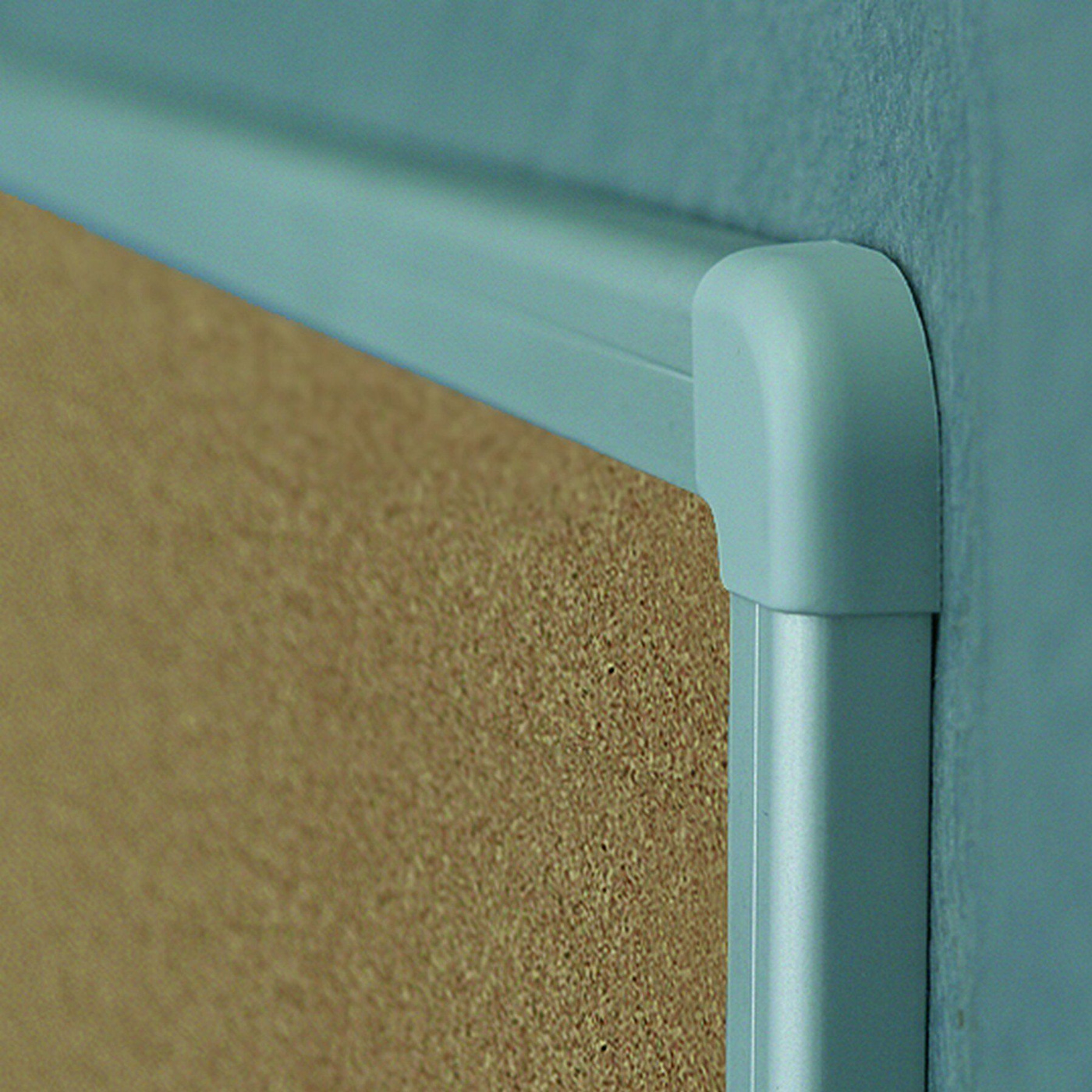 Доска комбинированная магнитная сухостираемая/пробковая ALU23 60*90см., алюминиевая рамка, лак 2x3 - фото 1