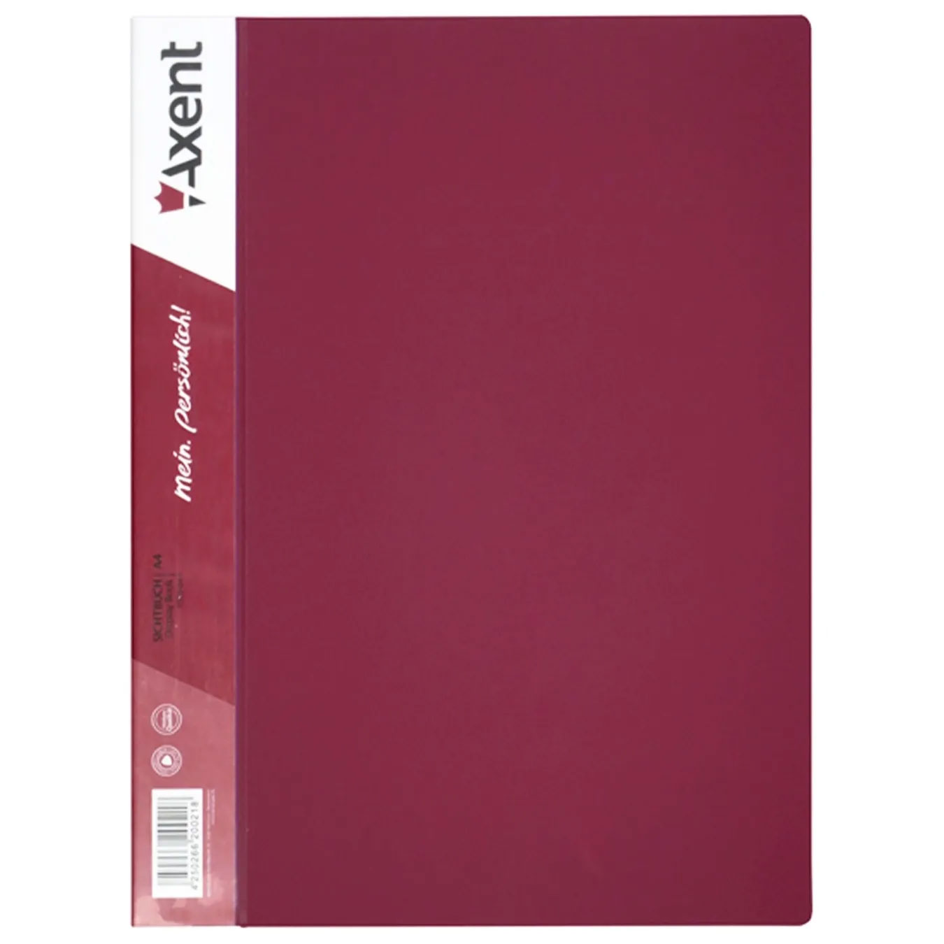 Папка на 10 файлів, бордо Axent - фото 2