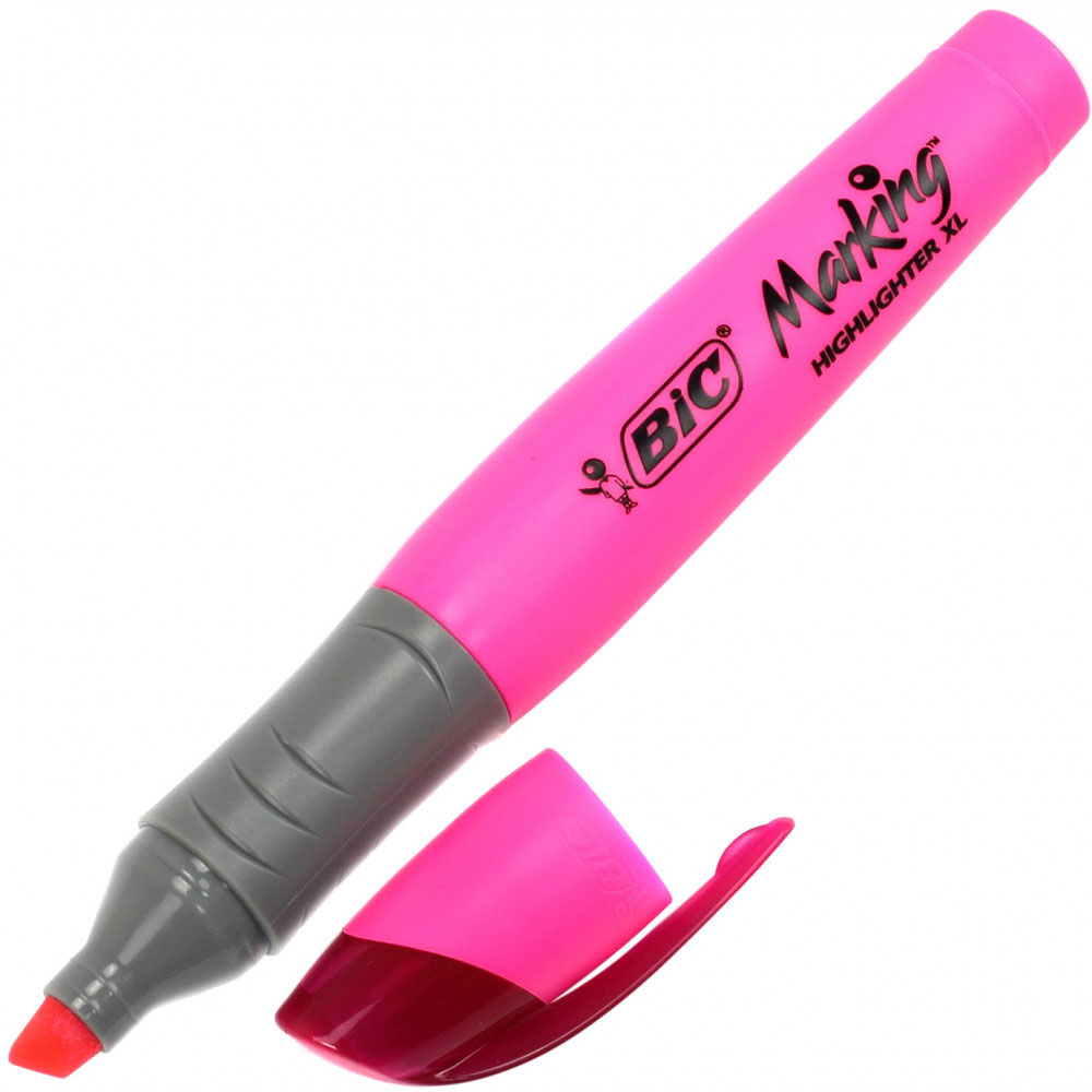 Маркер текстовый Brite liner XL, 1-4,6мм., розов. Bic - фото 2