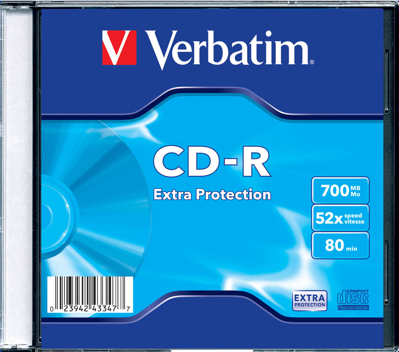 Диск CD-R 700Mb/80min 52x slim Verbatim - фото 5