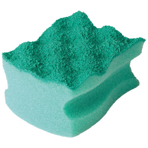 Губка кухонная Glitzi Pur Active, 95*70*45мм., для тефлона, 1шт., зелен. Vileda - фото 1