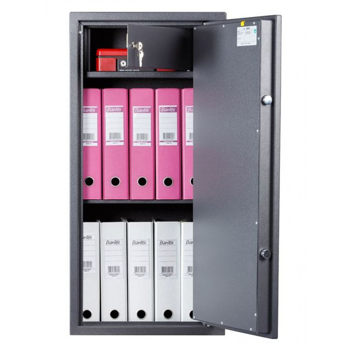 Сейф офисный (900*435*360мм.) ключевой замок, 1 полка, внутреннее отделение, TSN.90T, графит AIKO - фото 3