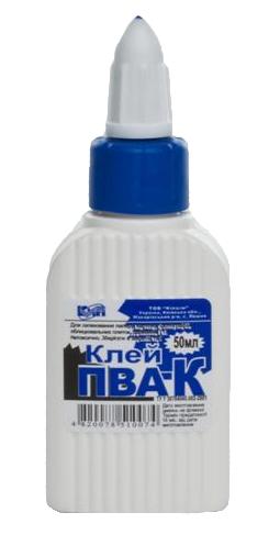 Клей ПВА 50мл., зручний дозатор КіП - фото 2