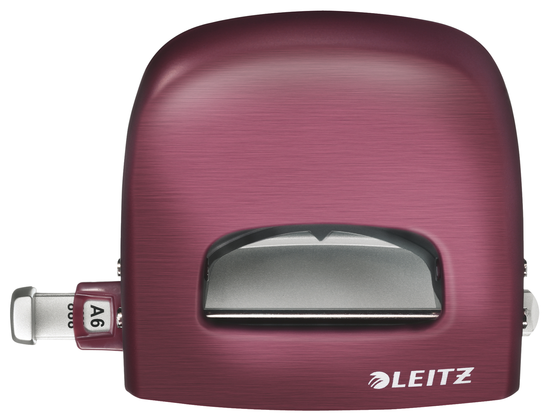 Діркопробивач на 2 отвори, до 30 аркушів NeXXt Style, гранатовий черв. LEITZ - фото 2