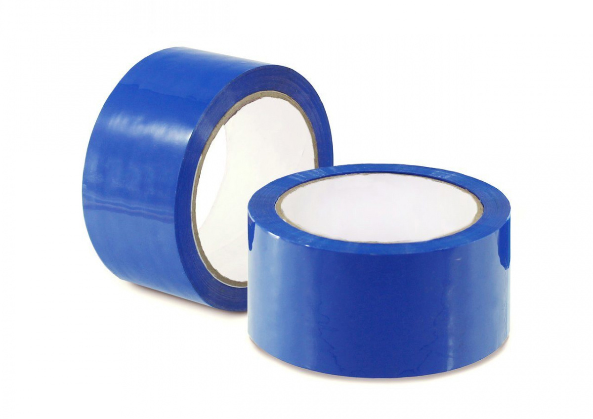 Скотч 48мм.*60м. (66ярд), 45мкм, упаковочный, син. Украина - фото 2