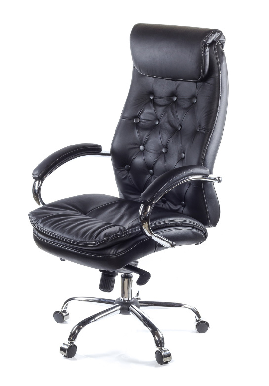 Кресло для руководителя Лацио CH MB, черн. АКЛАС - фото 2