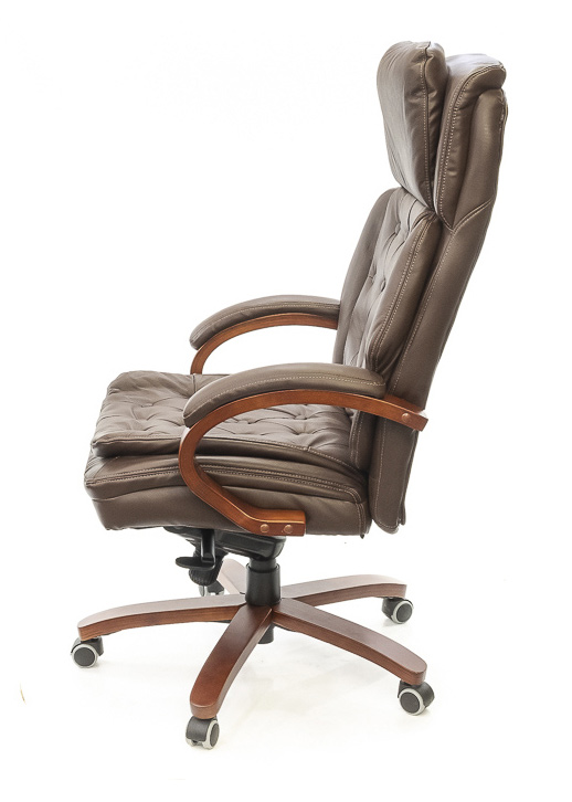 Кресло для руководителя Людовик EX MB, коричн. АКЛАС - фото 2