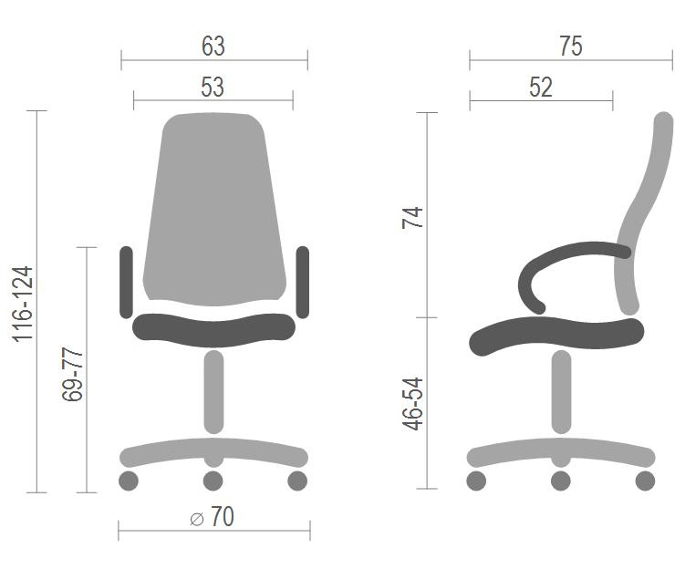 Кресло для руководителя Маккай CH ANF, темно-корич. АКЛАС - фото 1