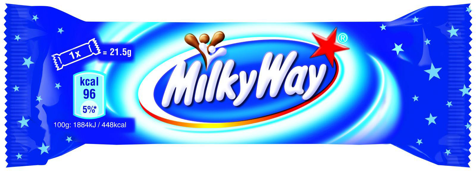Купить Батончик шоколадный Милки Вэй, 21,5г. Milky Way в магазине HappyPen.