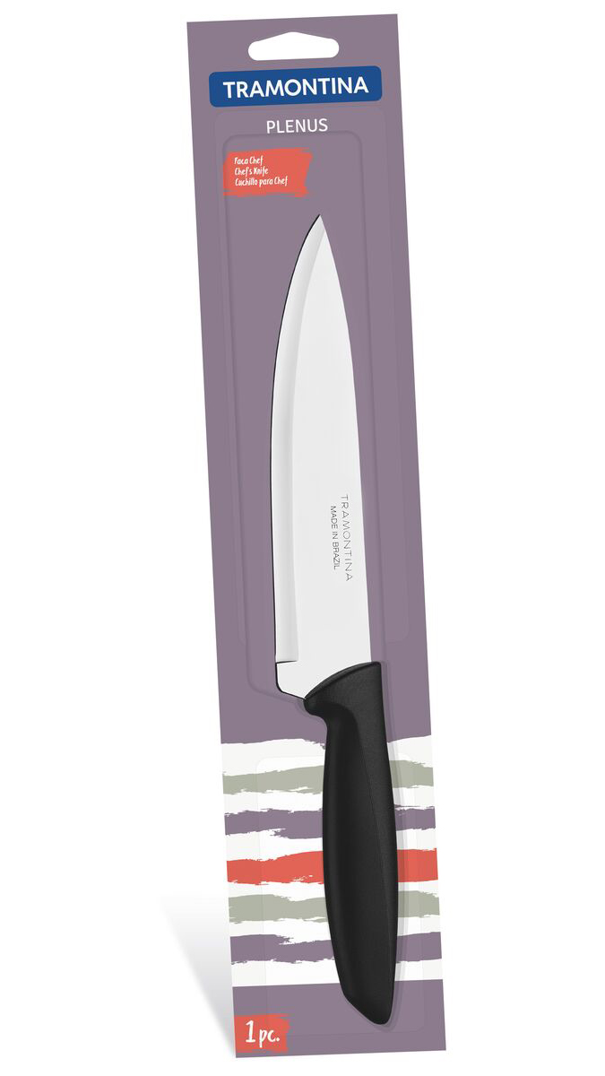 Нож универсальный PLENUS, 178мм. лезвие, нержавеющая сталь Tramontina - фото 5