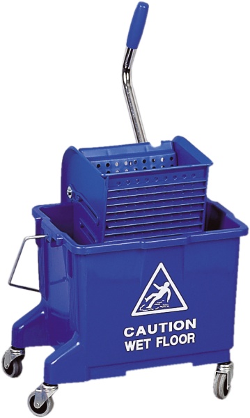 Візок для прибирання пластикова на 1 ведро, 17л. Польща - фото 1