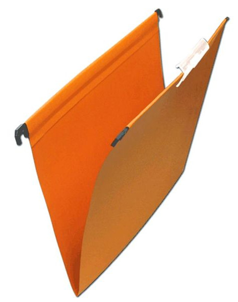 Файл подвесной Fooscap 370*245, 50шт./уп.,, оранж. AIKO - фото 1