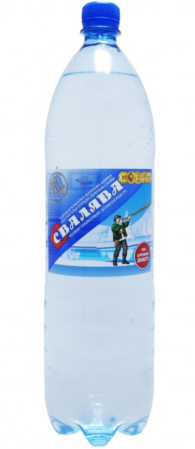 Вода минеральная газированная 1,5л., 6шт./уп., Свалява, пластиковая бутылка УкрМинВоды - фото 2