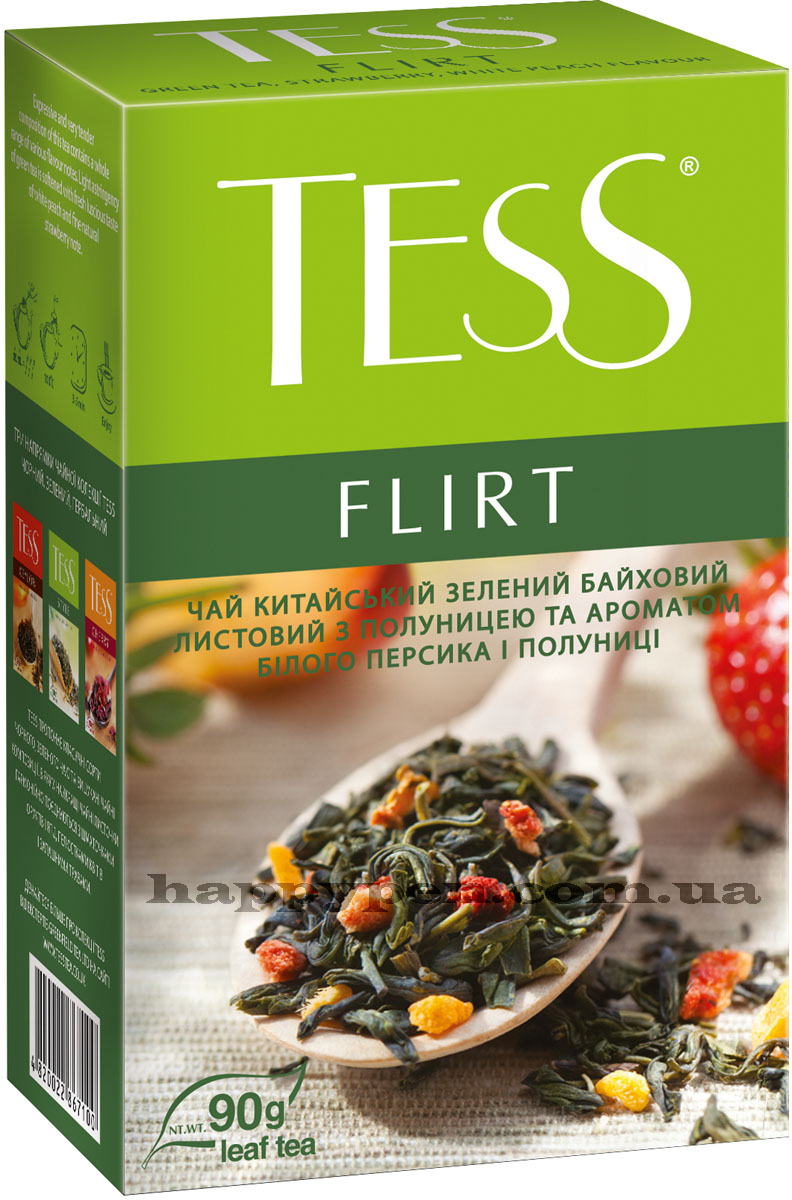 Чай зелений ароматизований Flirt, 90г Tess - фото 1