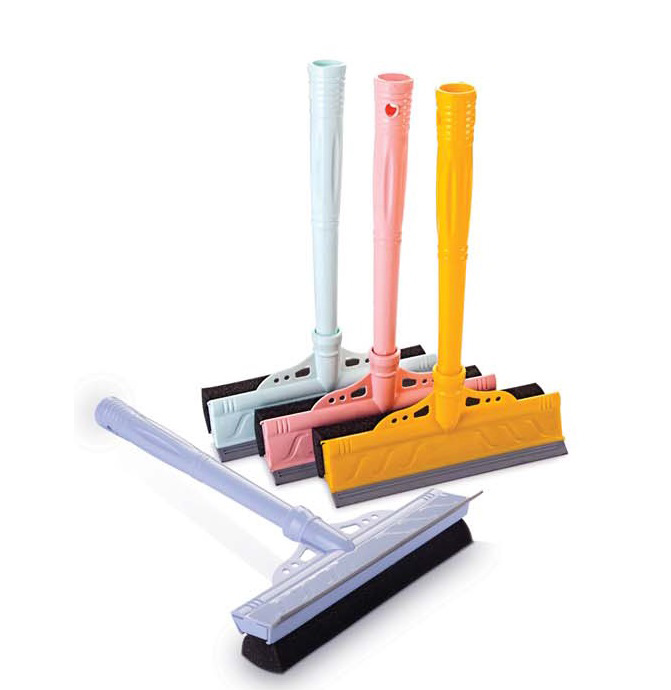 Збирач води для миття скла 32см, двустороння зі спонжем, зі з