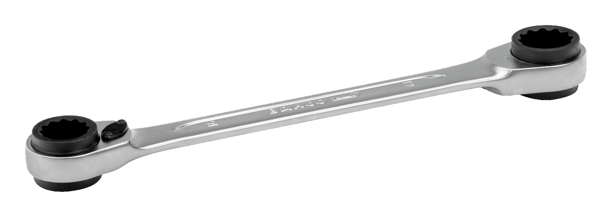 Ключ накидной с трещоткой 16*17мм, 18*19мм., 4 в 1 BAHCO - фото 2