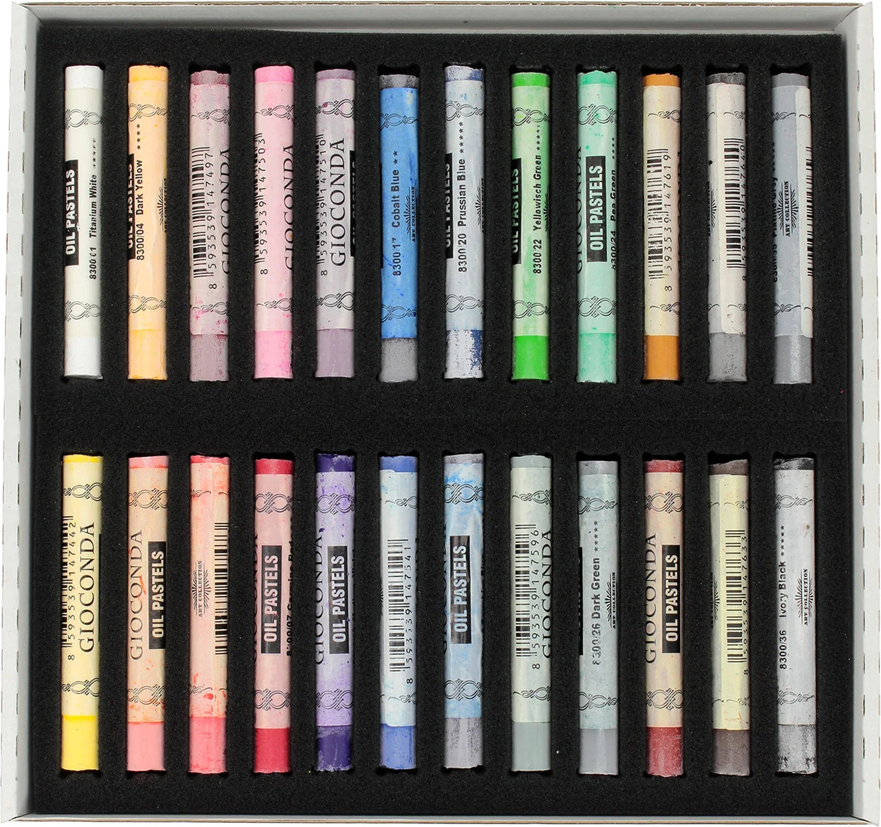 Пастель масляная 24цв., GIOCONDA 8354024001KS Koh-i-noor - фото 1