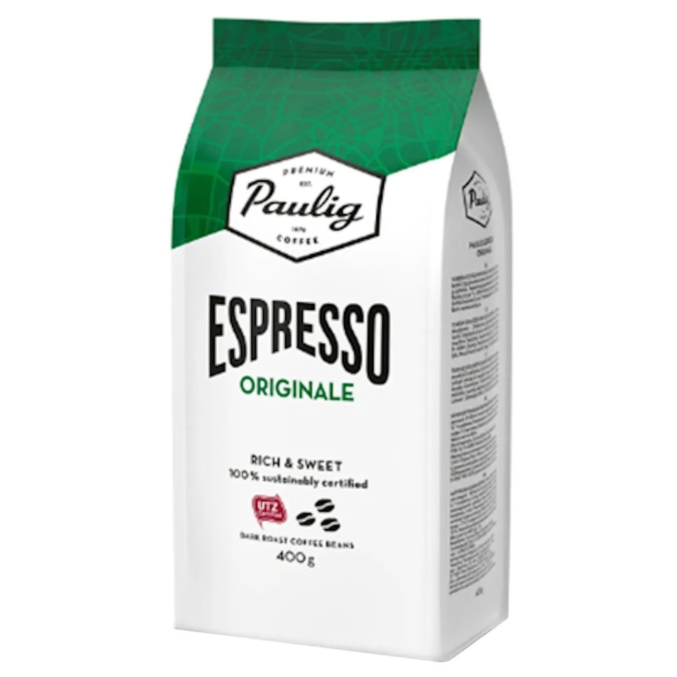 Кава в зернах Espresso Originale (сертифікат UTZ), 400г. Paulig - фото 1