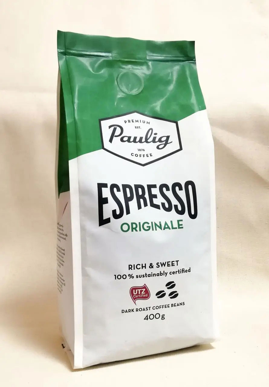 Кава в зернах Espresso Originale (сертифікат UTZ), 400г. Paulig - фото 2