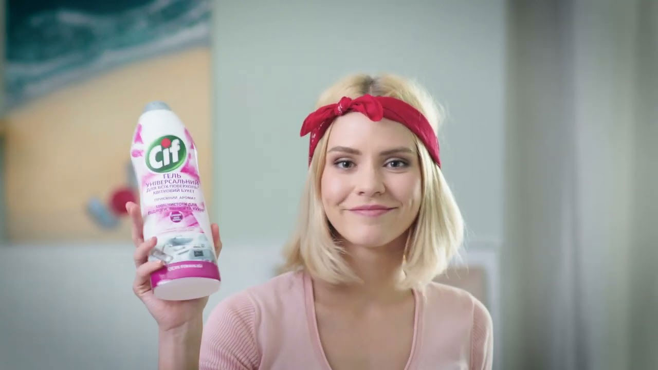 Чистящий гель универсальный, 750мл., цветочный букет CIF - фото 2