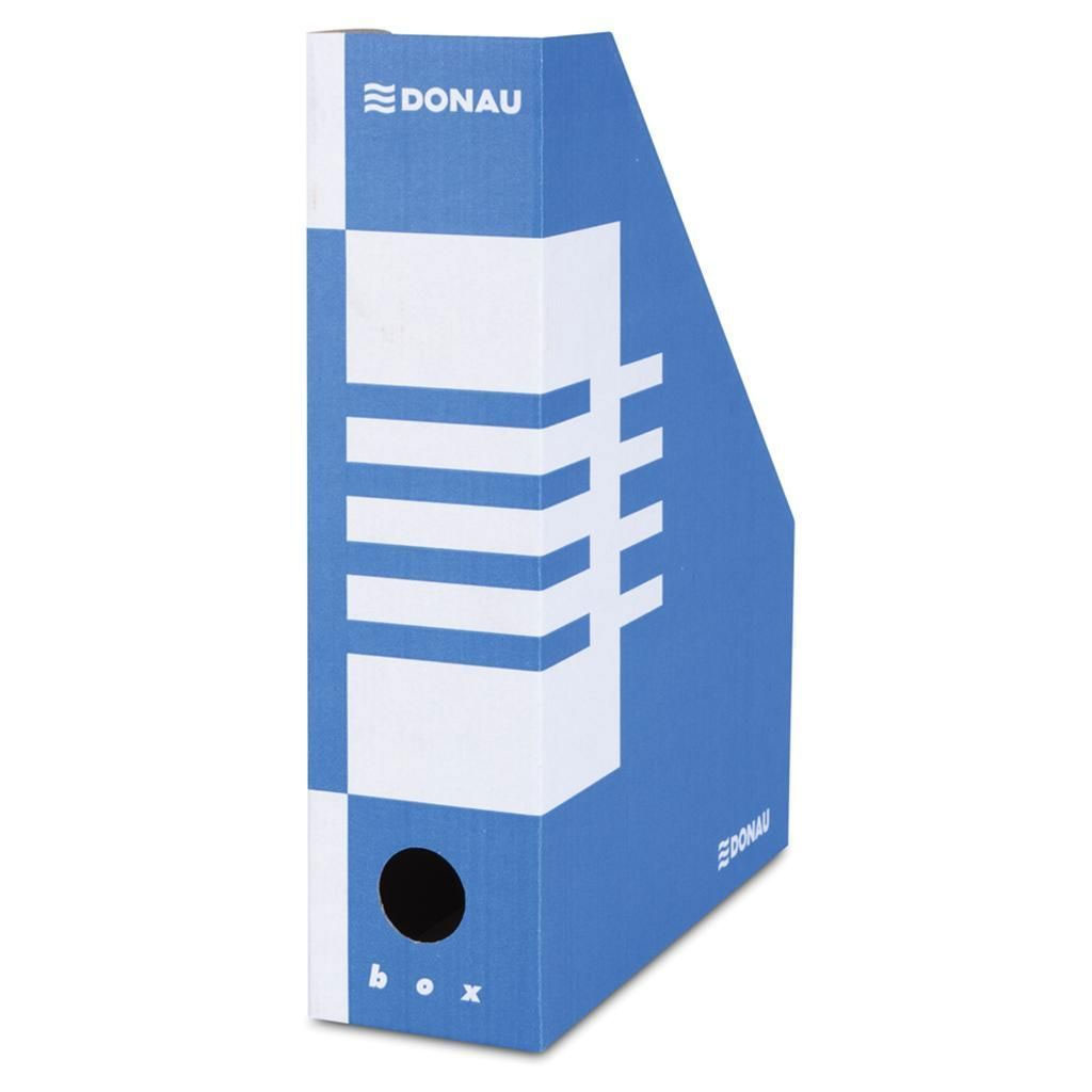 Лоток архивный для журналов А4, 100мм, син. DONAU - фото 2