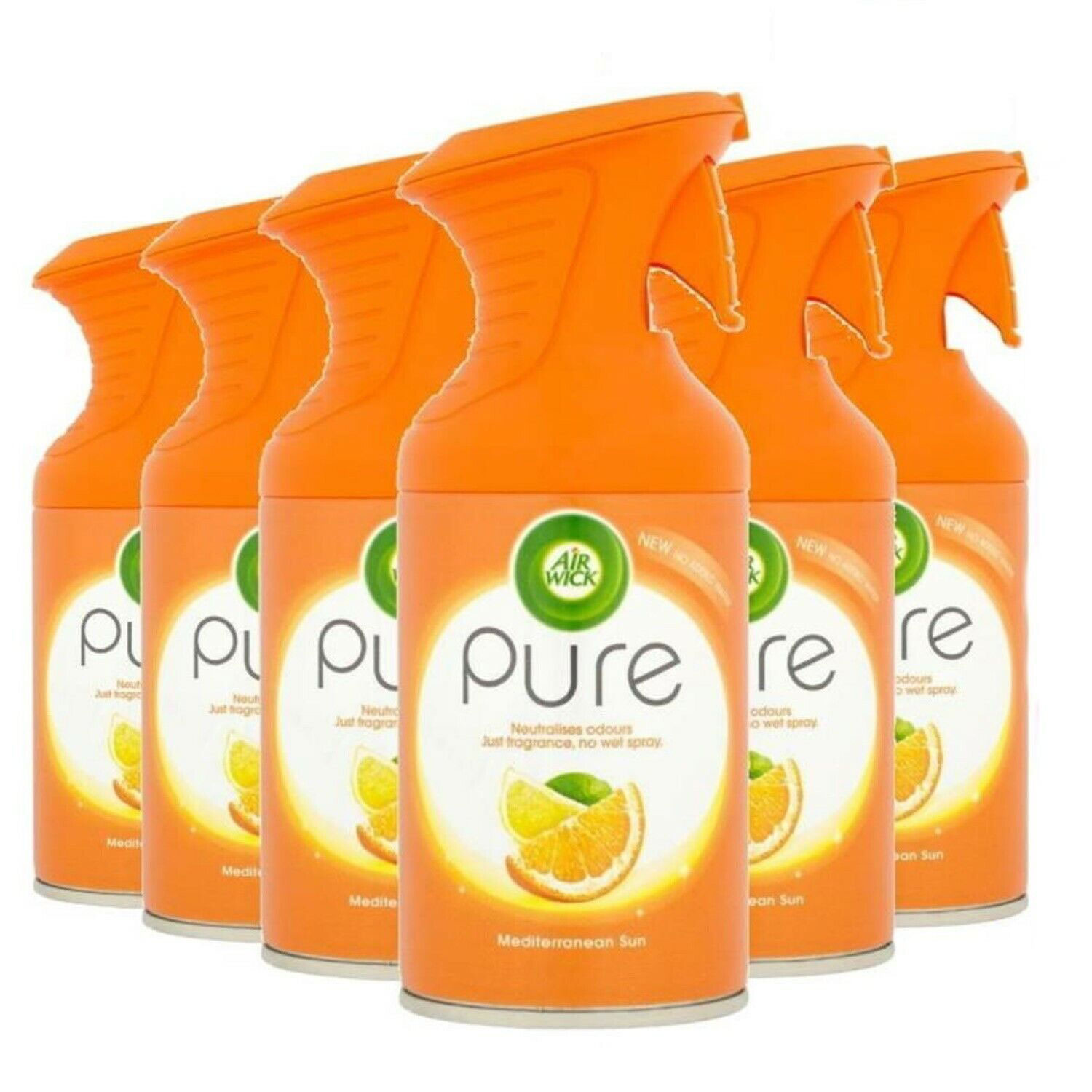 Освіжувач повітря аерозоль з курком Air Wick PURE, 250мл., Сонячний апельсин Air Wick - фото 3