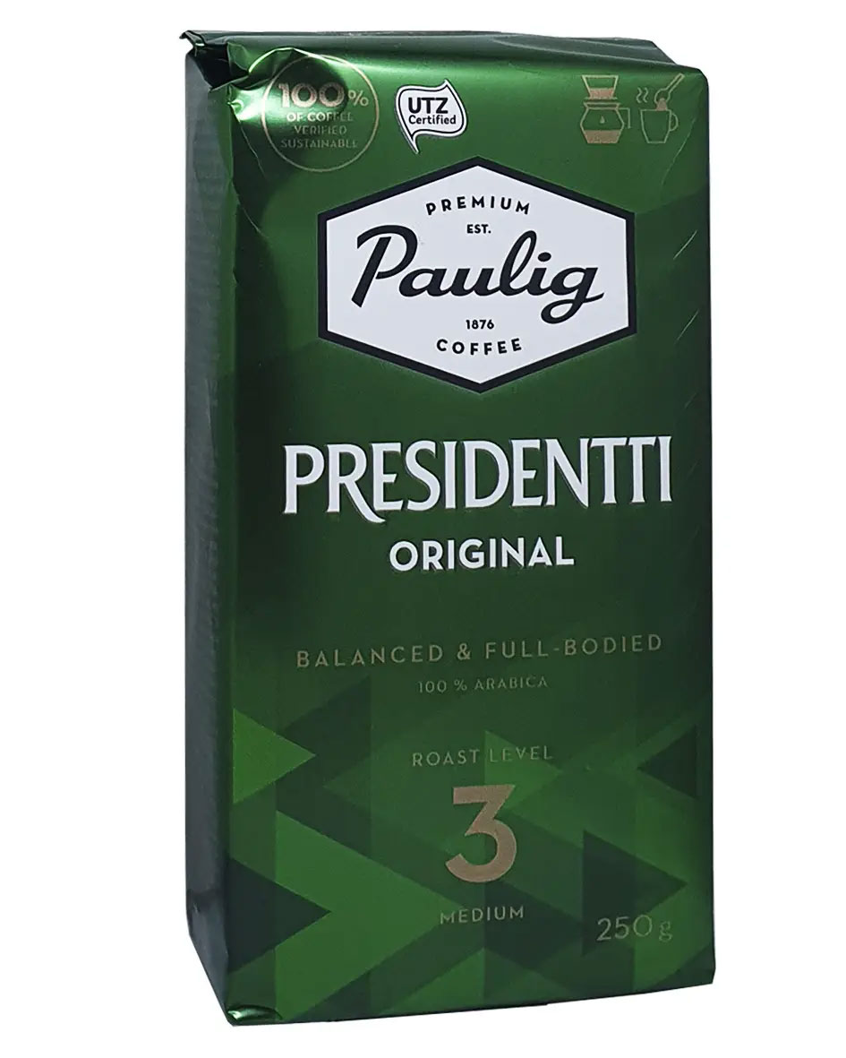 Кава мелена Presidentti Original, 250г. Paulig - фото 1