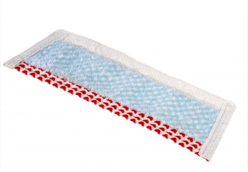 Швабра для мытья пола + целюлозная насадка, 140см., WischMat Extra, с телескоп/ручкой, красн. Vileda - фото 3