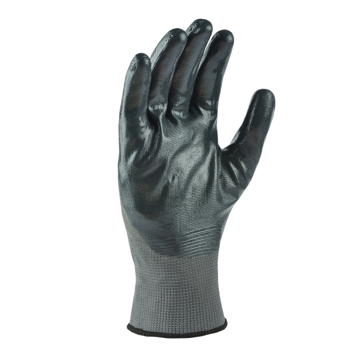 Рукавички трикотажні з нітриловим покриттям D-OIL, маслобензостойкі, розмір 10 (XL), сірий Doloni - фото 2