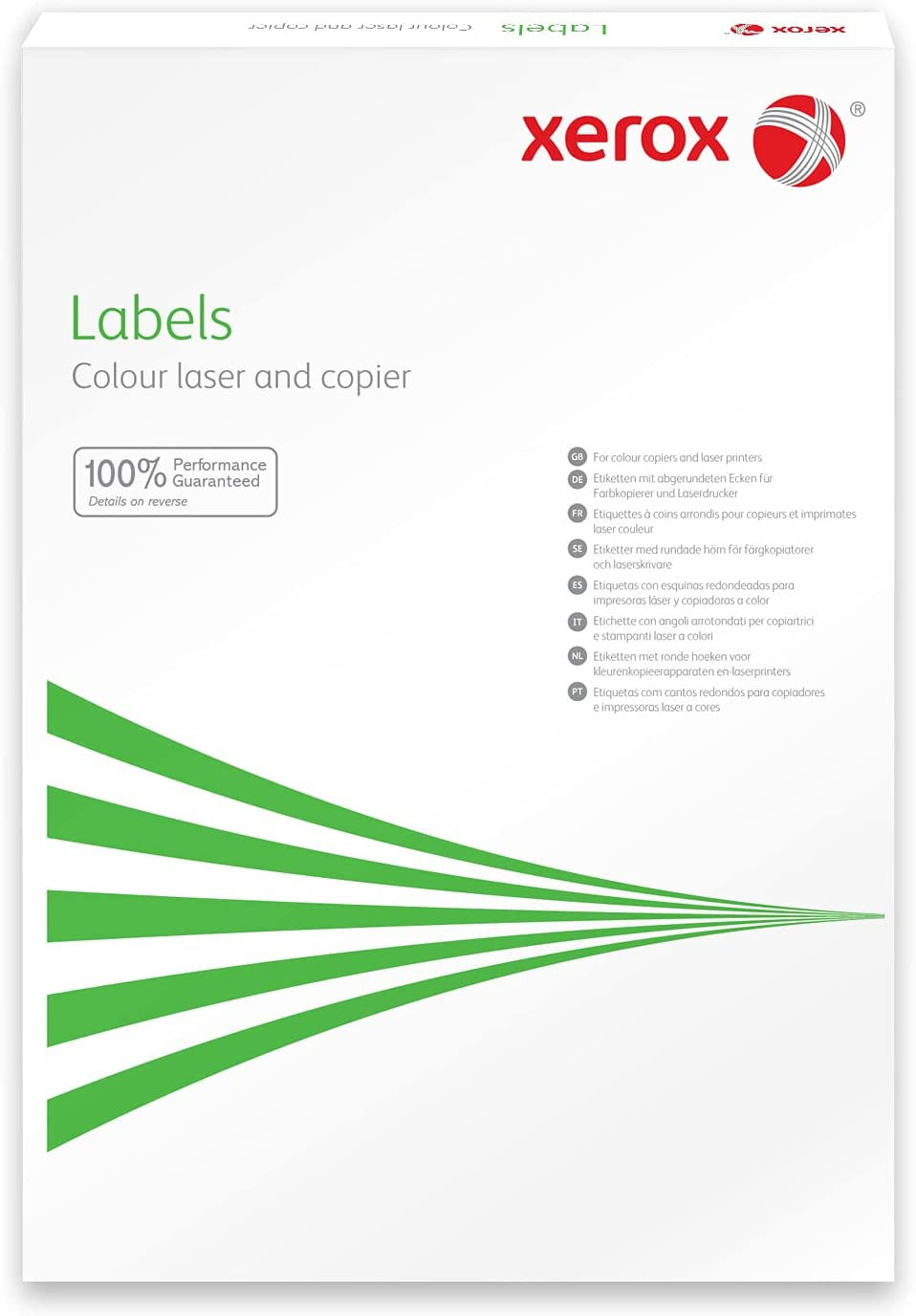 Наклейки Labels для цвет. лазер. печати (14) 99,1X38,1мм., 100л./уп., закругленные края (003R93875) XEROX - фото 2