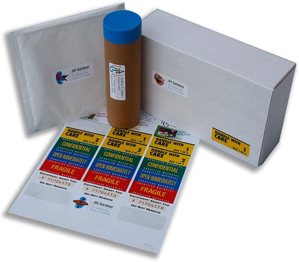 Наліпки Labels для кольор. лазер. друку (24) 64X34мм., 100арк/уп.,  закруг. краї (003R97524) XEROX - фото 3