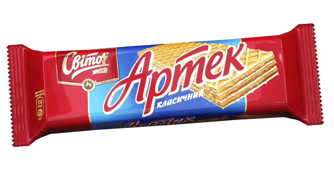 Вафлі Артек Класичний, 71г. Світоч - фото 1