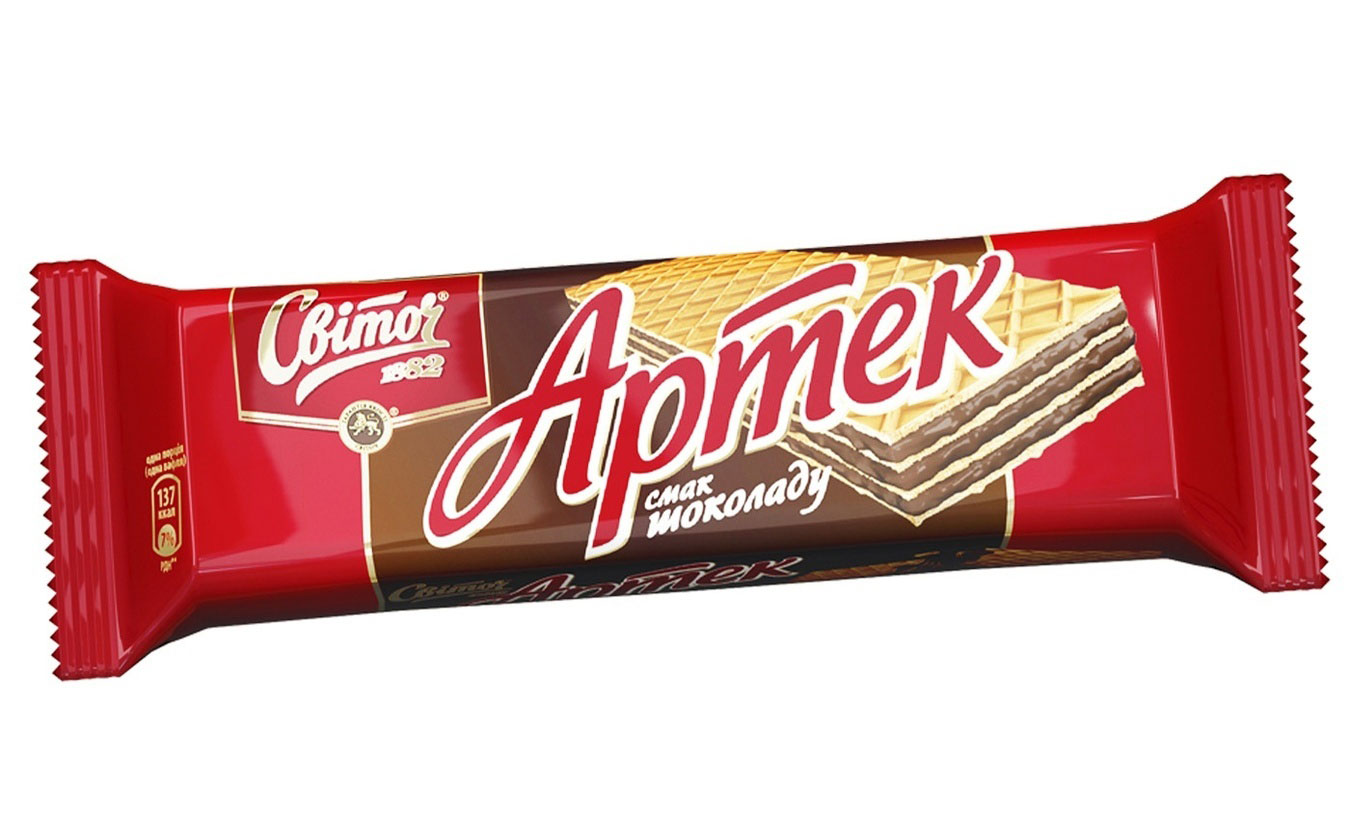 Вафлі Артек Шоколадний, 71г. Світоч - фото 1