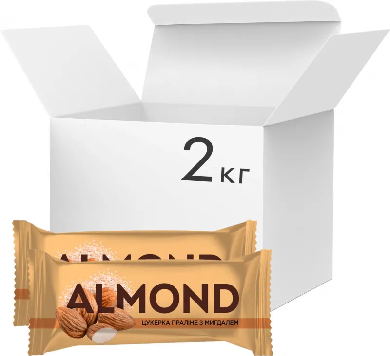 Цукерки праліне з мигдалем 