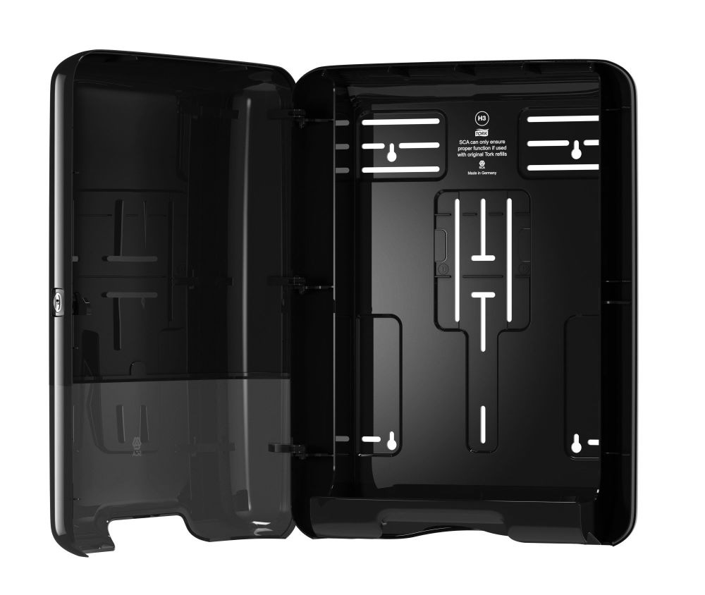 Диспенсер для полотенец ZZ (C)-складки Elevation, Макси, пластик, (H3), черн. Tork - фото 4