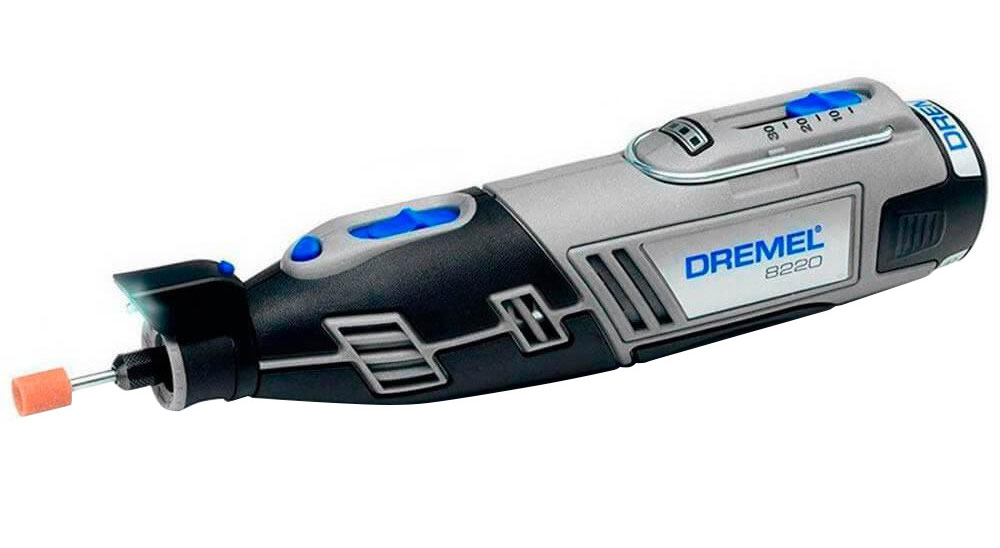Шлифовально-гравировальная машина Dremel 8220JJ, 2 аккум. 12В*2Ah, 5000-35000об/мин. (F.013.822.0JJ) Dremel - фото 3