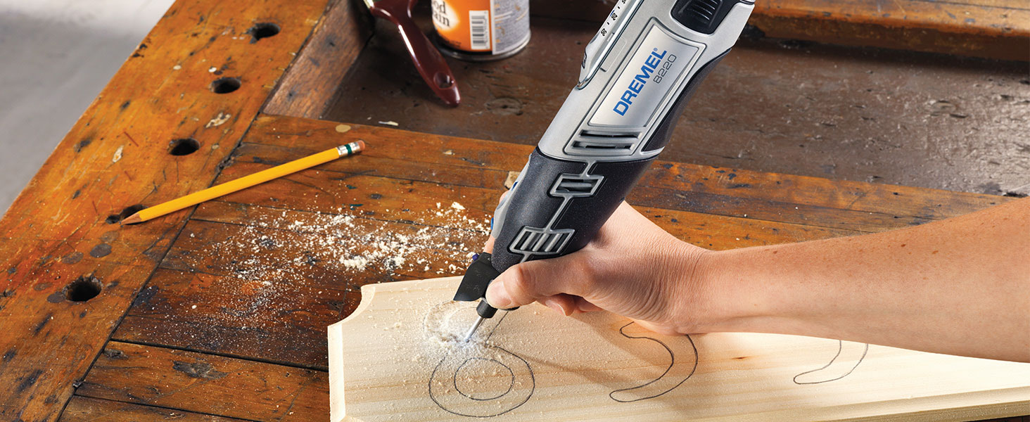 Шлифовально-гравировальная машина Dremel 8220JJ, 2 аккум. 12В*2Ah, 5000-35000об/мин. (F.013.822.0JJ) Dremel - фото 4