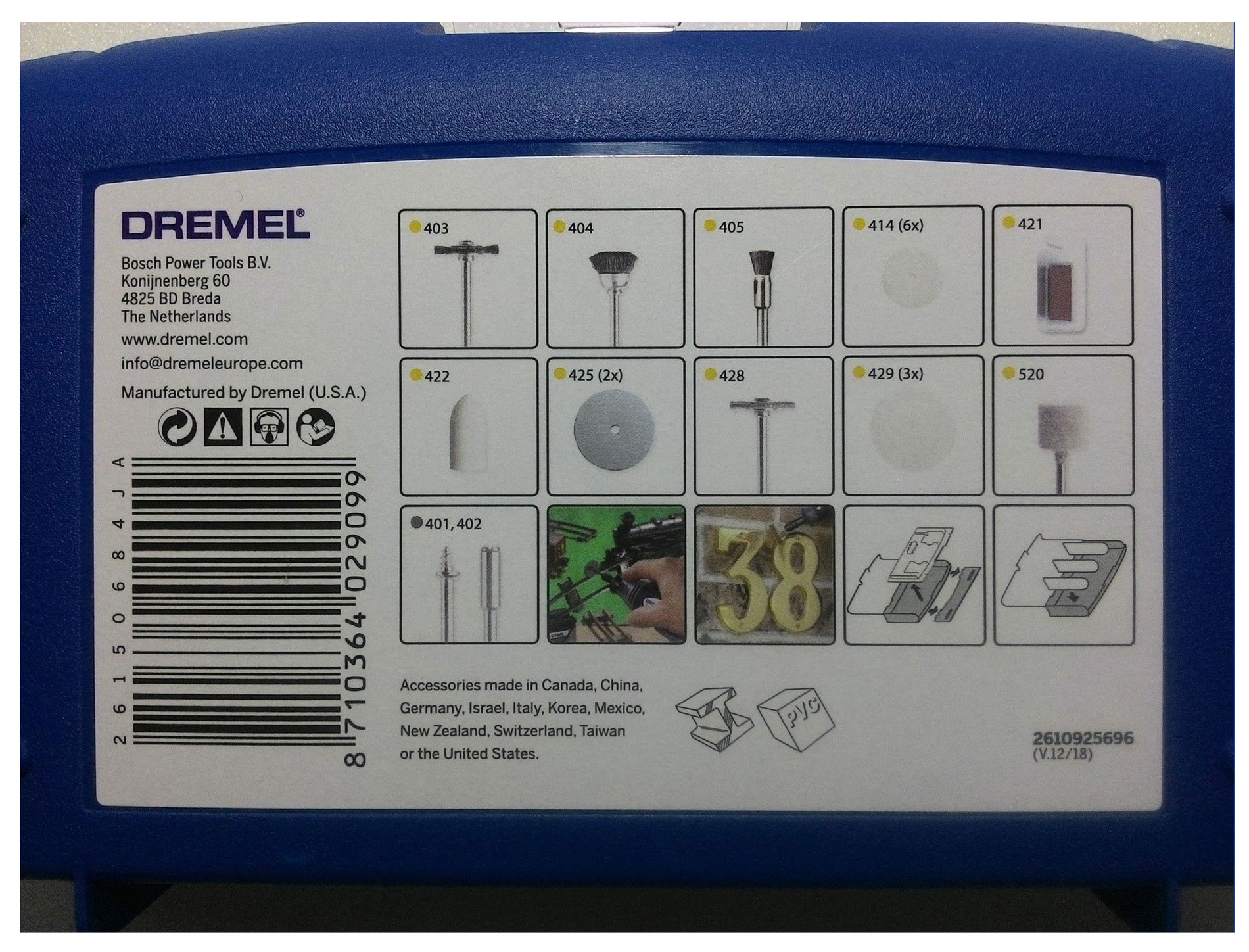 Набор оснасток Dremel для очистки, 20 единиц (2.615.068.4JA) Dremel - фото 1