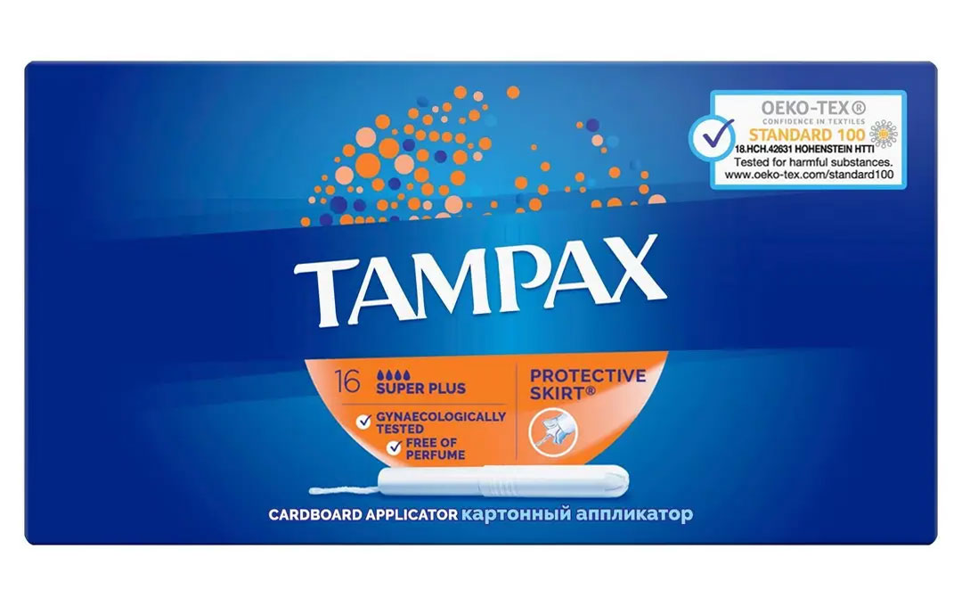 Тампони гігієнічні з аплікатором Супер Плюс, 16шт./уп. Tampax - фото 2