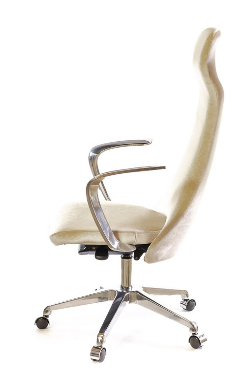 Кресло для руководителя Челлини AL SR, беж. АКЛАС - фото 3