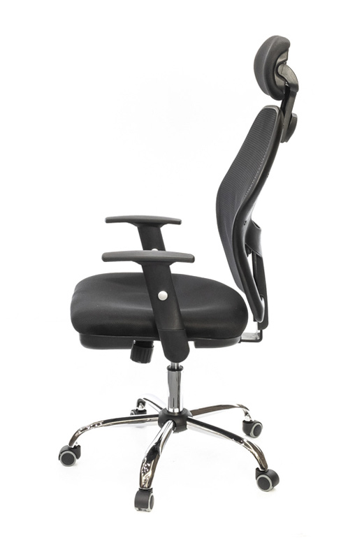 Кресло для персонала Сиона CH SR(L), черн. АКЛАС - фото 3