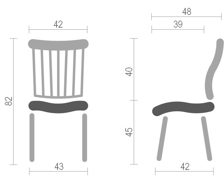 Стул Скай EX, бел. АКЛАС - фото 3