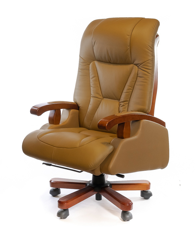 Кресло для руководителя Деваро EX RL, беж. АКЛАС - фото 3