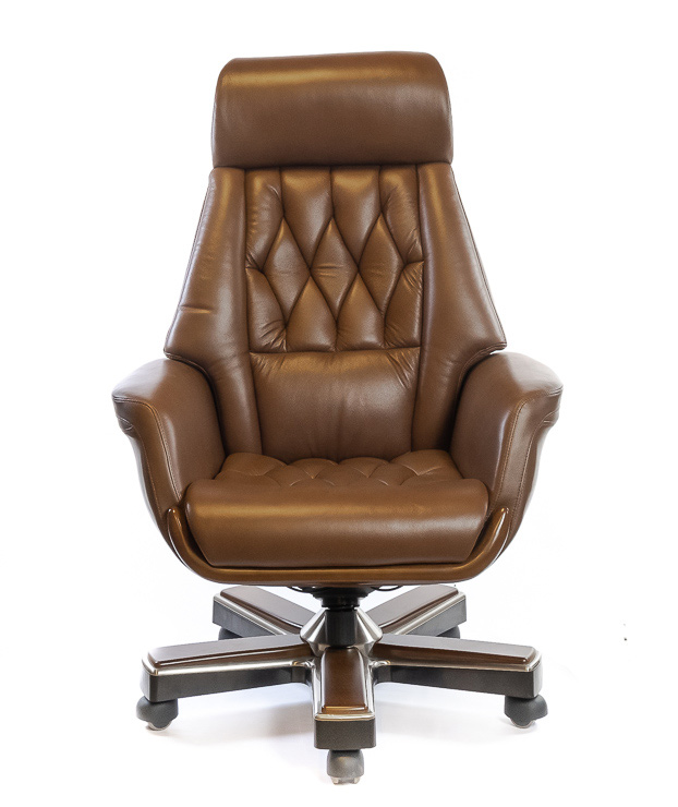 Кресло для руководителя Миллер EX RL-MB, коричн. АКЛАС - фото 2