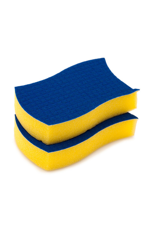 Губки кухонні для склокерамічних плит Glitzi Ceran, 110*65*25мм., 2шт./уп., жовт. Vileda - фото 4