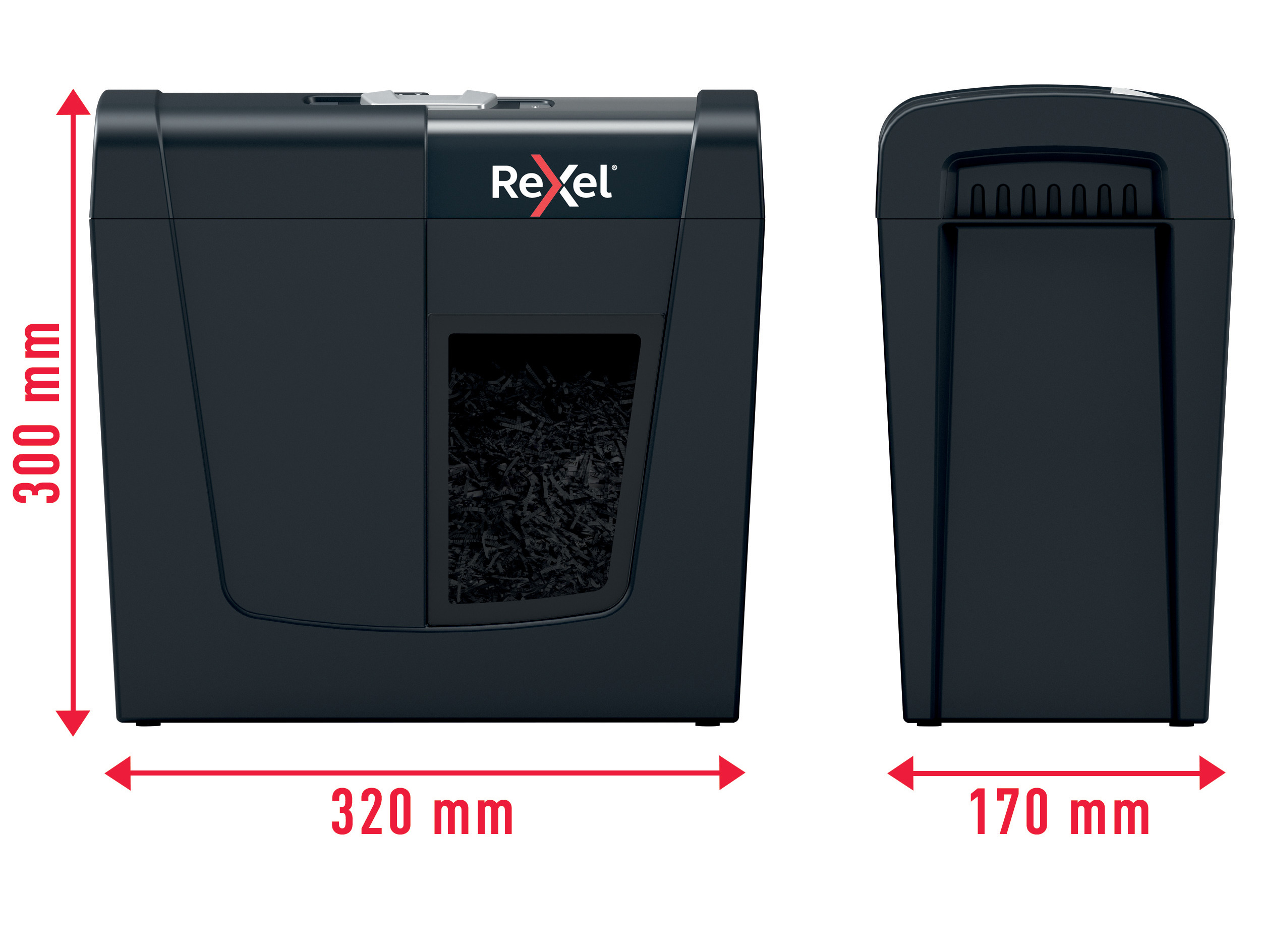 Уничтожитель документов Secure X6, P4 6 листов, перекрестная резка, корзина 10л Rexel - фото 4