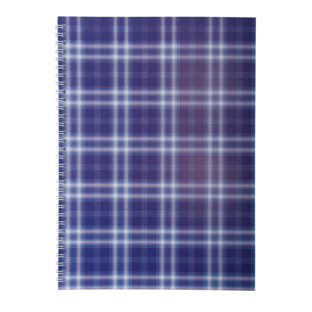 Тетрадь на спирали А5, 48л., клетка, фиолет. BuroMax - фото 1
