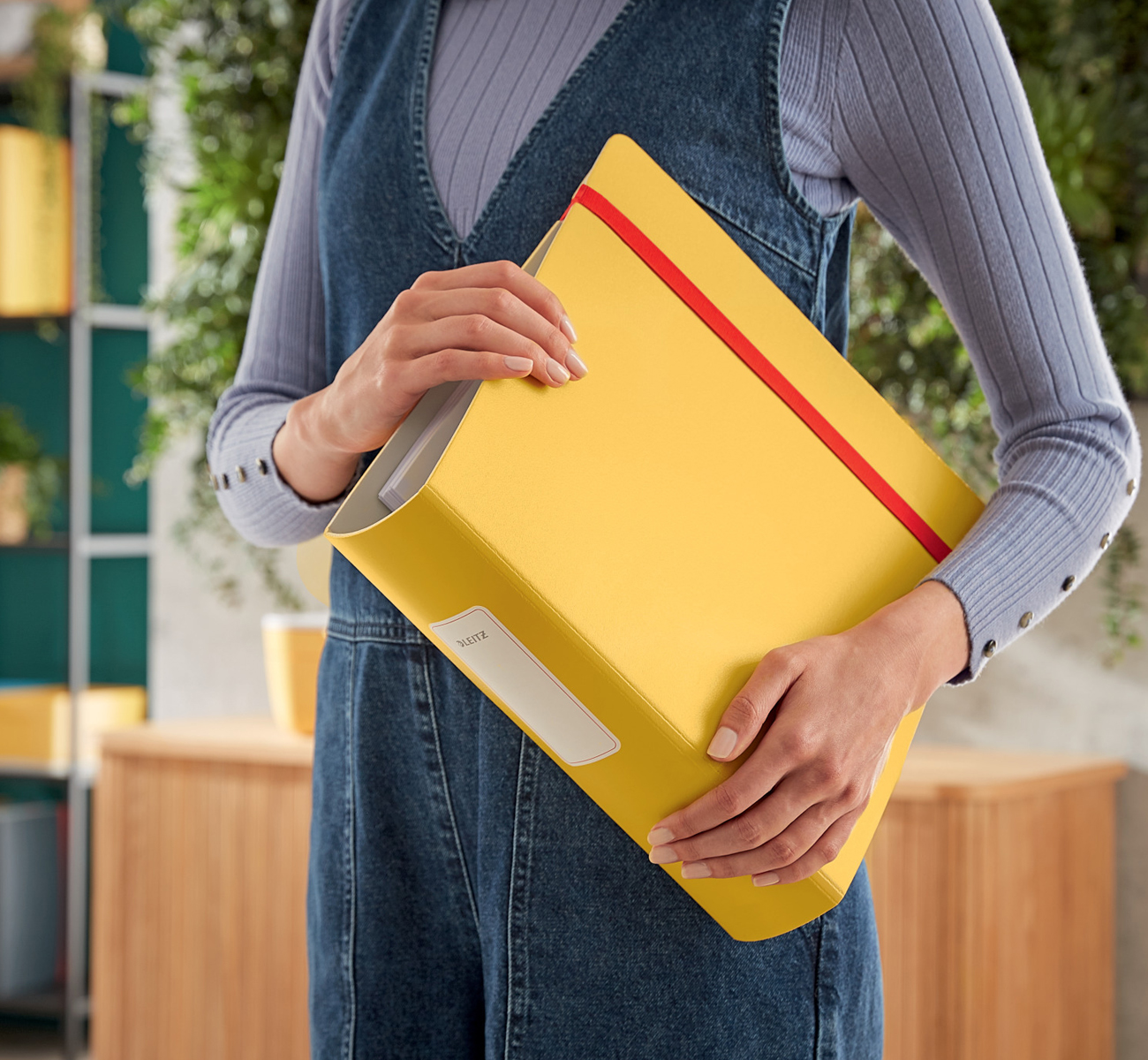 Реєстратор 8,2см. А4 (PP) 180мм., Active Cosy, жовт. LEITZ - фото 4