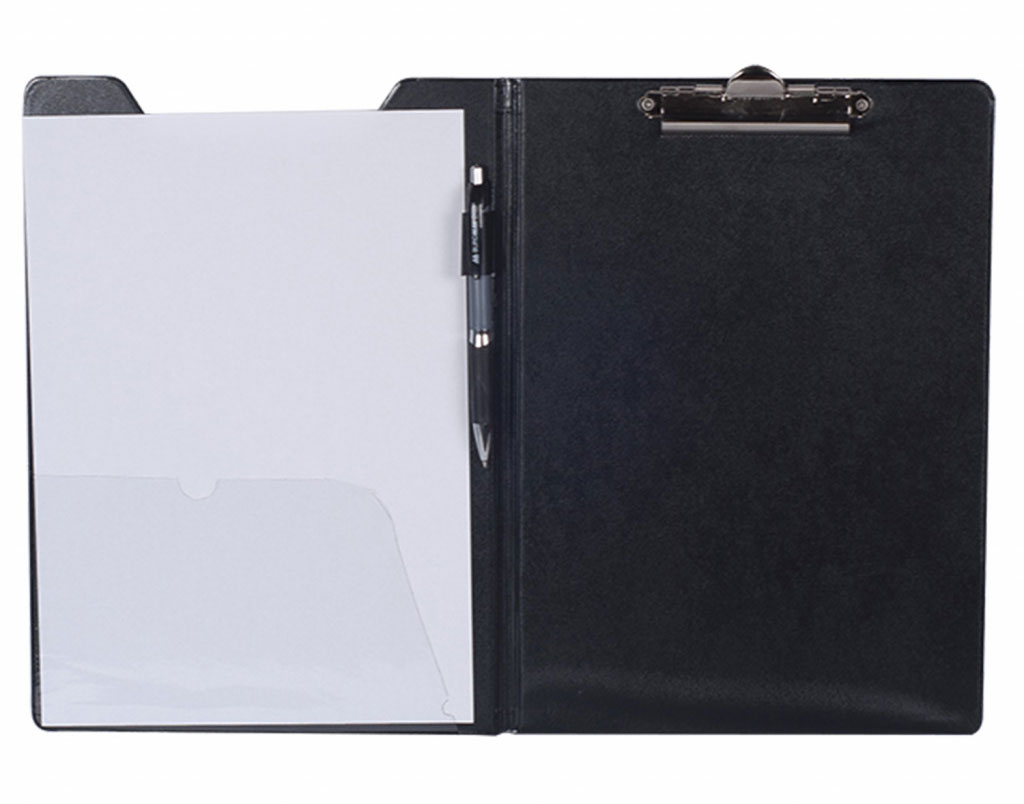 Папка-планшет А4, PVC, черн. BuroMax - фото 2