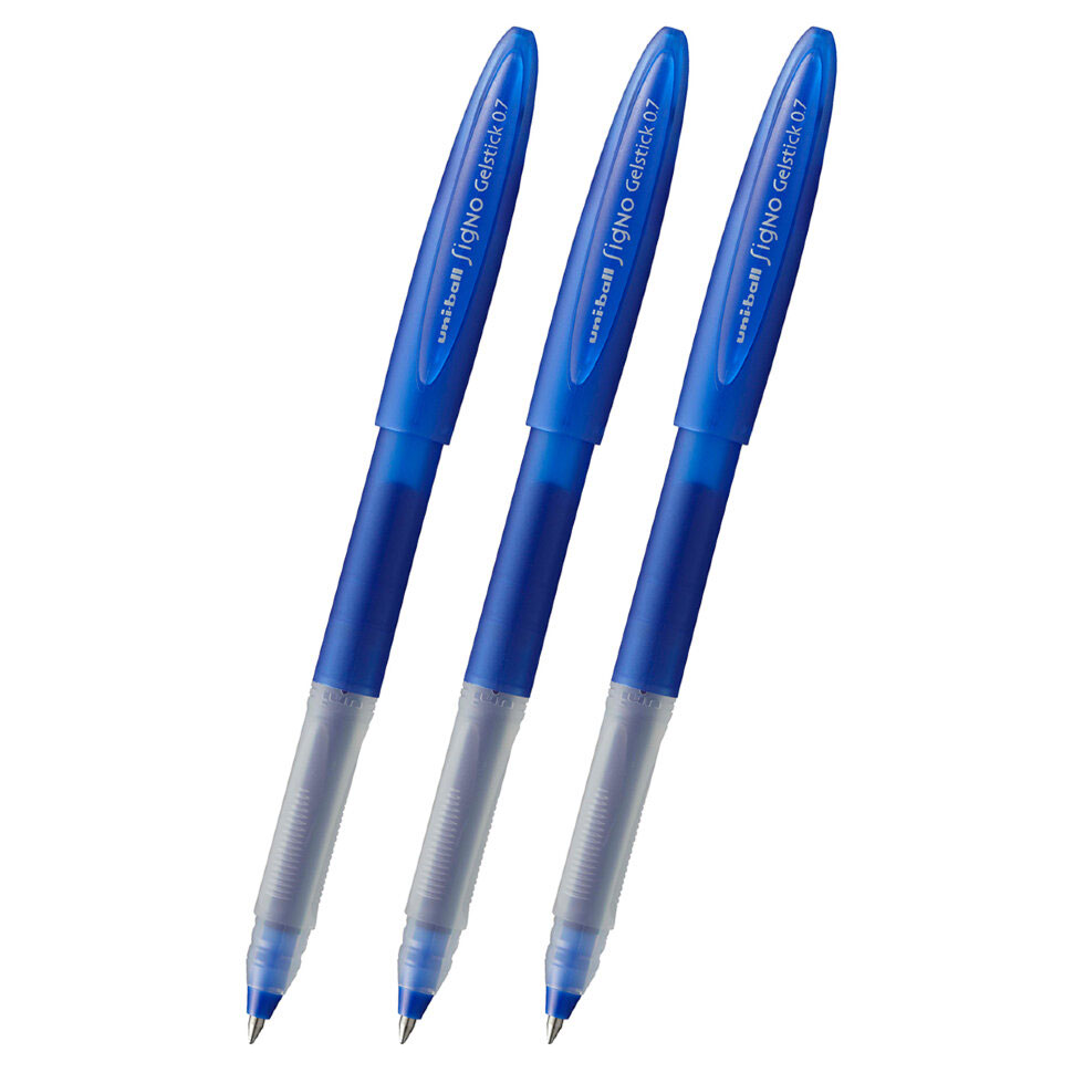 Гелевая ручка Uni-ball Signo Gelstick, 0,7мм., корпус син., стержень син. Uni - фото 1